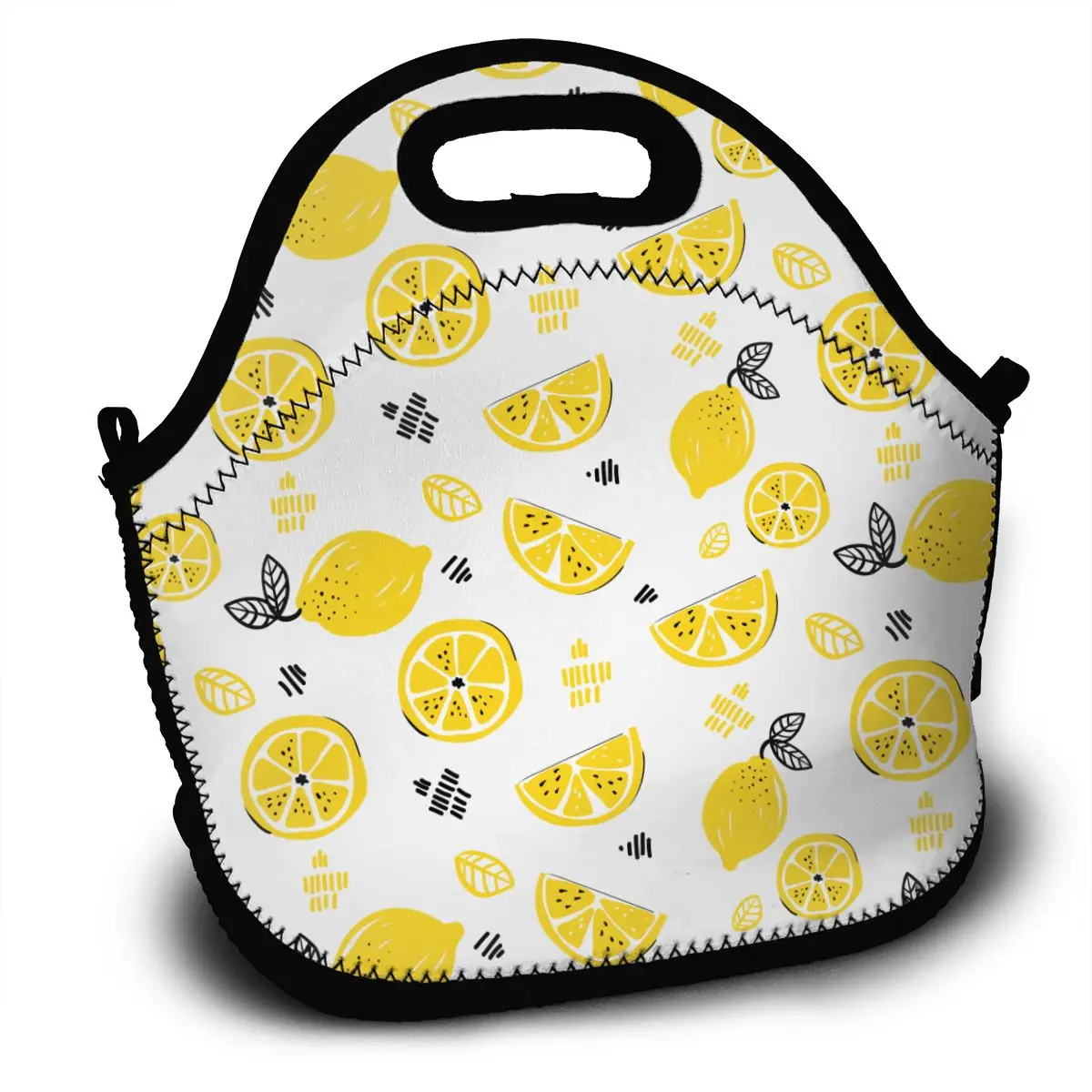 

Новинка 2020, Термосумка для ланча, удобная Термосумка для отдыха с узором лимона