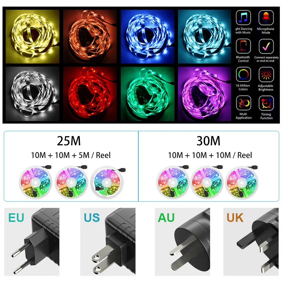 

Wi-Fi, 12V SMD 5050 RGB 5- 30 Ledstrips