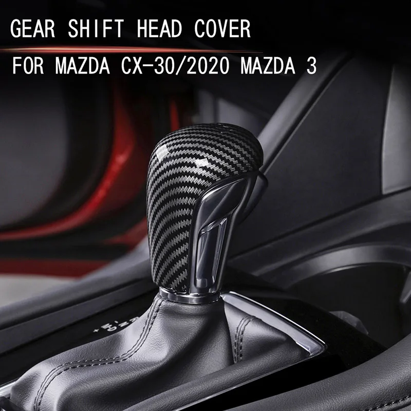 

Gear lever knob handle gloves decorative gear shift cover For Mazda AXELA 2020 CX30 2019 2020 2021