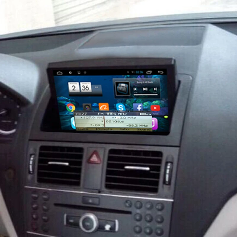 Автомобильный DVD плеер для Mercedes Benz C Class W204 (2007 2011) автомобильное радио