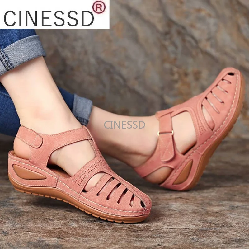 

Women Sandals New Summer Shoes Woman Plus Size 44 Heels Sandals For Wedges Chaussure Femme Casual Gladiator Platform Shoes Talon