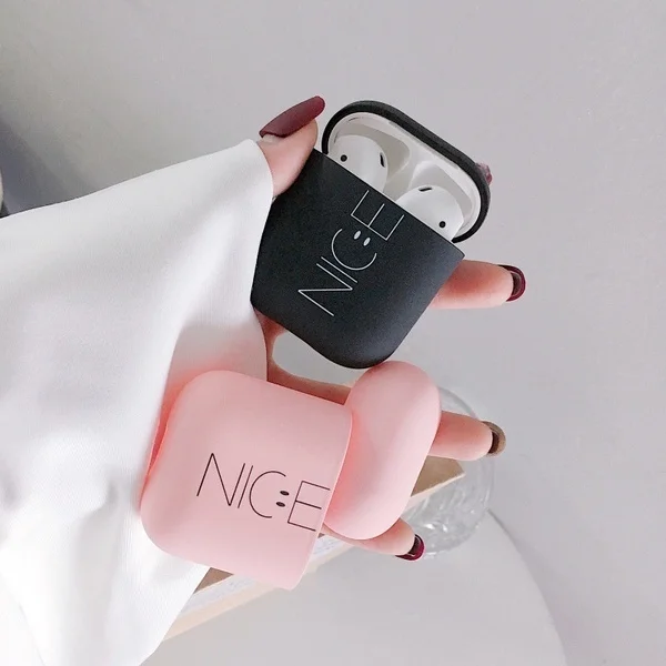1 шт. модный красивый поликарбонатный жесткий защитный чехол для наушников Airpods 1/2