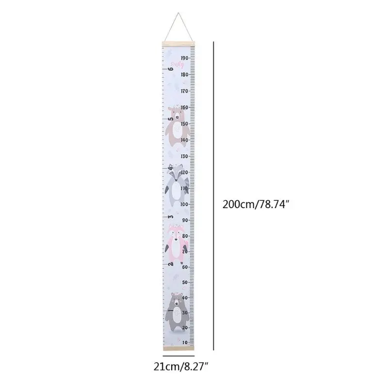 Regla de medida de altura para colgar en la pared, tabla de crecimiento para ni&ntilde;os, decoraci&oacute;n del hogar-5