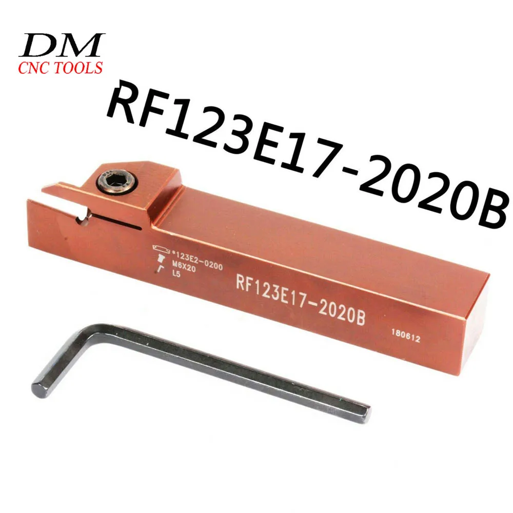 

1 шт. RF123E17-2020B 20 мм внешний токарный держатель для канавок подходит для N123E2-0200-0200 2 мм токарный станок с ЧПУ Токарный инструмент режущий станок