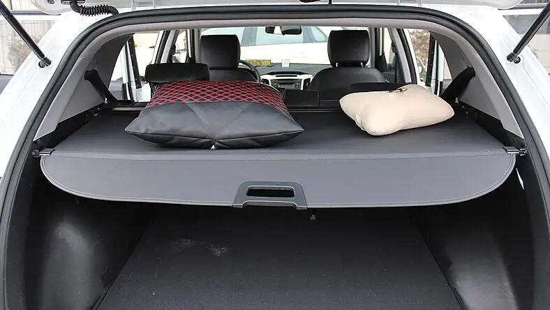 High Qualit Car Rear Trunk Cargo Cover Security Shield Screen shade Fits For Honda VEZEL XRV HR-V HRV 2014-2019(black beige) | Автомобили