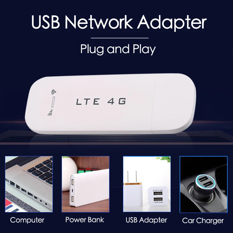 

Unlocked 4G LTE Router Sim Card Data USB 3G Wifi Wireless Car Broadband Modem Stick Mobile Mini Hotspot/Dongle PођеѬ Wi Fi FDD