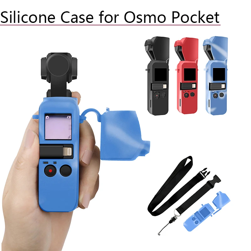 Мягкий силиконовый чехол для DJI Osmo карманный ремешок защитный объектива ручной