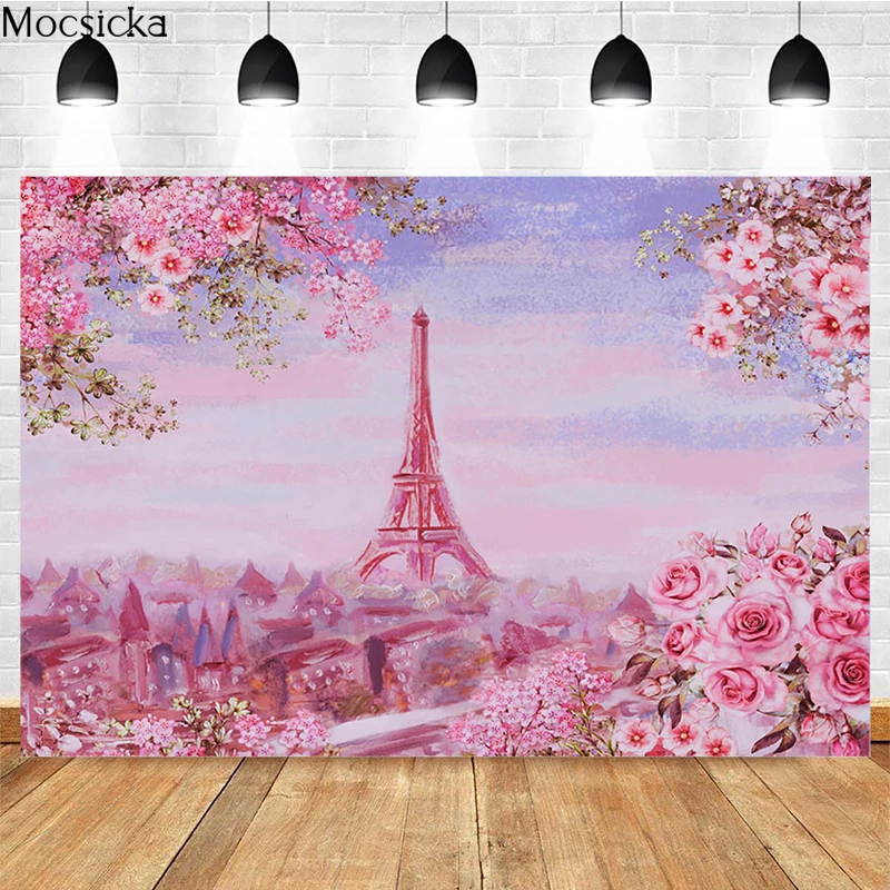 Абстрактная картина маслом фон для фотосъемки в Париже Фотофон Декор реквизит