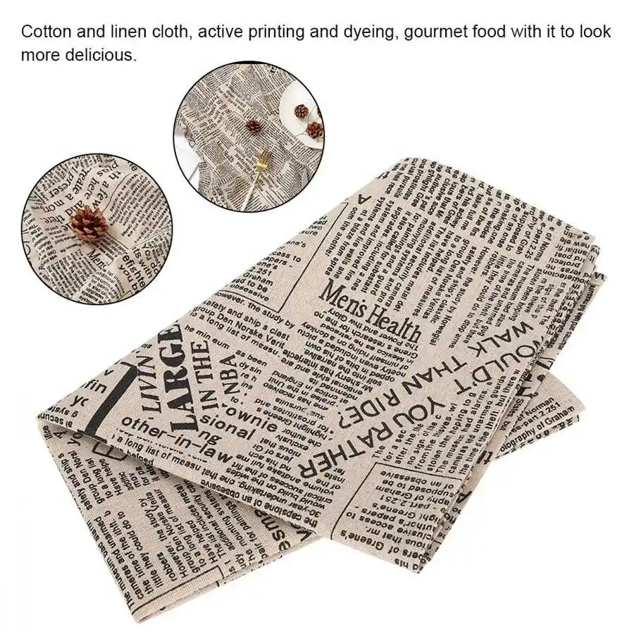 Фон для фотосъемки винтажный английский газетный стол коврики обеденного стола