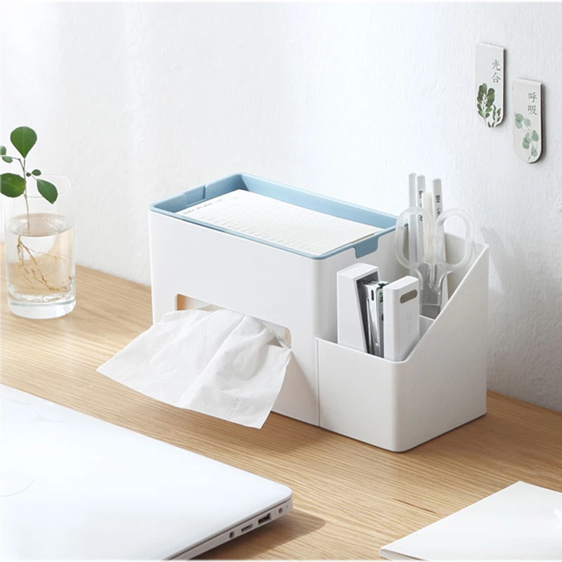С коробкой для извлечения бумаги настольный органайзер держатель ручек карандаш