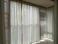 brand 100 cotton linen curtains high quality hemp window drapes for living room natural sheer cortinas tulle fabrics for cafe