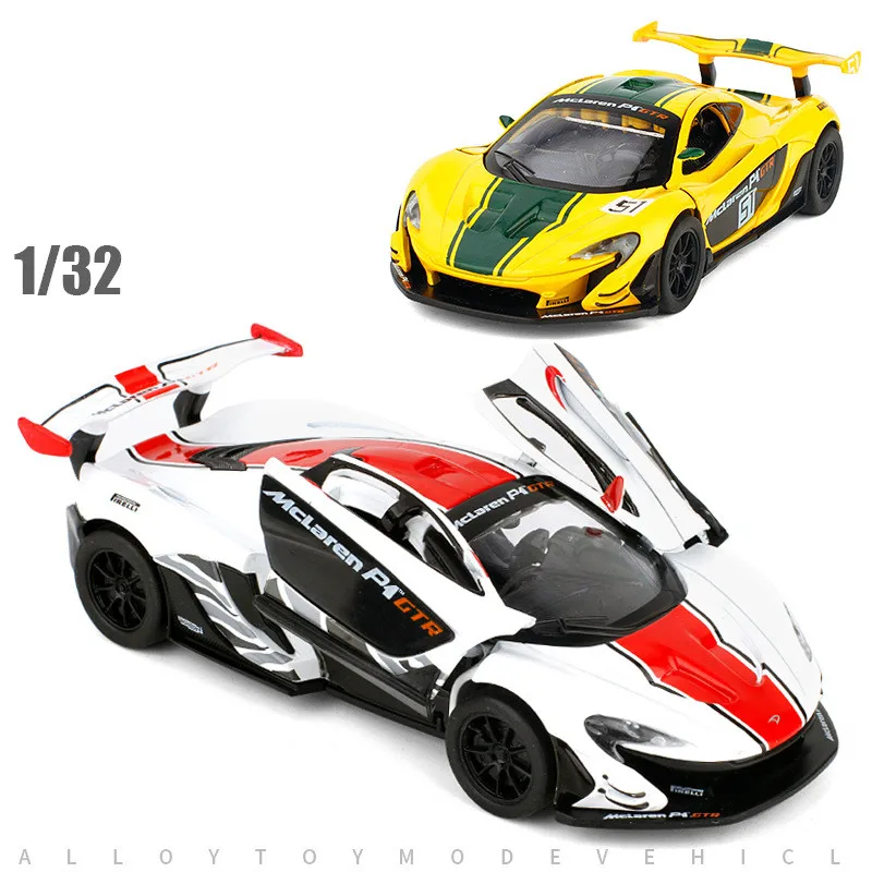 Горячая Распродажа высокая модель supercar P1 1:32 игрушечный автомобиль из сплава 2