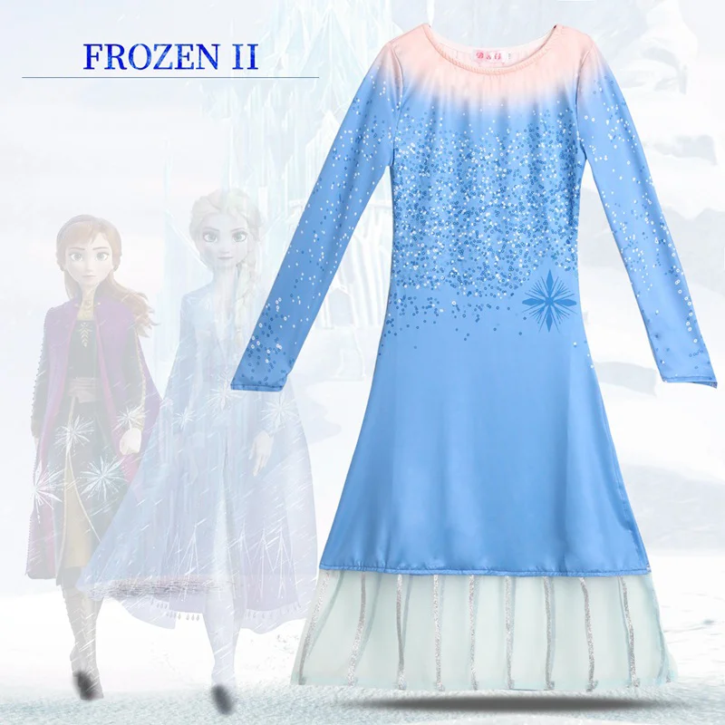 Платье для девочек вечерние платья принцесс на день рождения королевы мороза 2