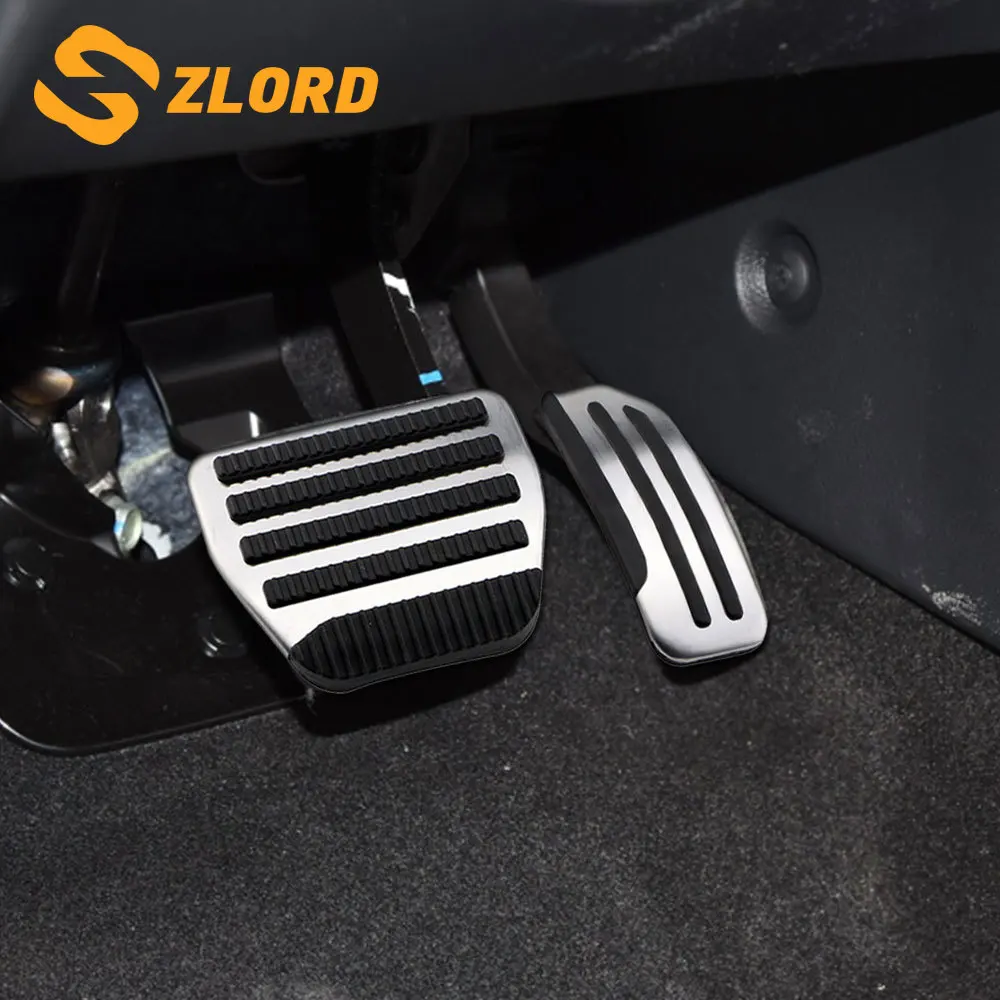 

Автомобильные педали Zlord для Nissan Sentra 2012 - 2017 AT MT, газовый тормоз, защитная крышка педали, автомобильные аксессуары из нержавеющей стали
