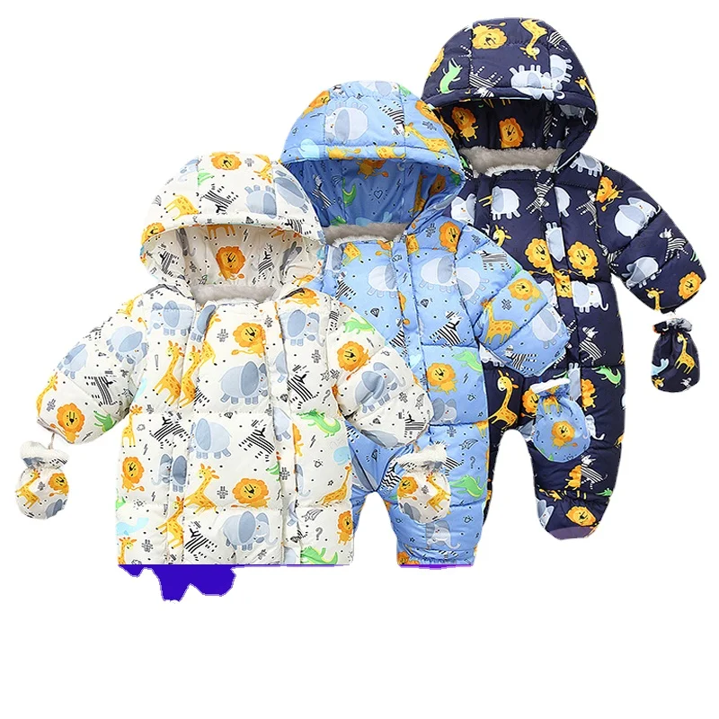 

Ircomll Brand Newborn Baby Boy Girl Clothes Long Sleeve Warn Winter & Autumn Cartoon Printed Infant Bodysuit for Newborns