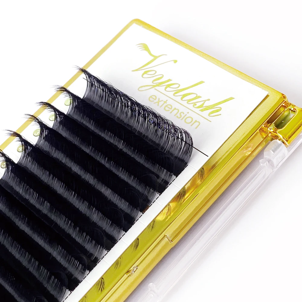 Индивидуальные ресницы для наращивания 100% ручная работа DD изгиб русский объем