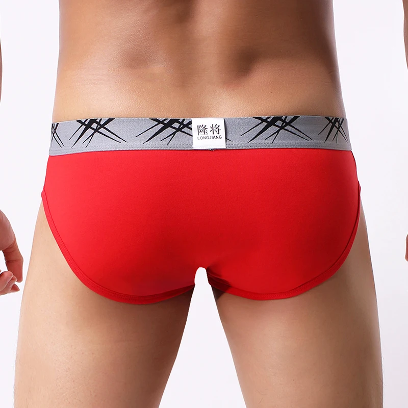 

Men's Underwear Briefs Solid Cotton Male Panties Bikini Men Sexy U Convex Bag Low Waist Man Briefs High Quality Mens Underpants