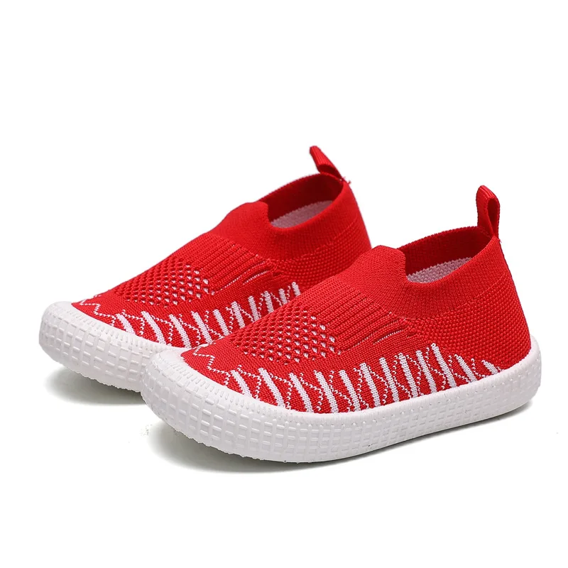 

Fashion Kids Shoes Brand New Soft High Quality Shoes For Baby Boy Girl Children Sneakers Size 21-30 For 1-6 Years Red Black Grey