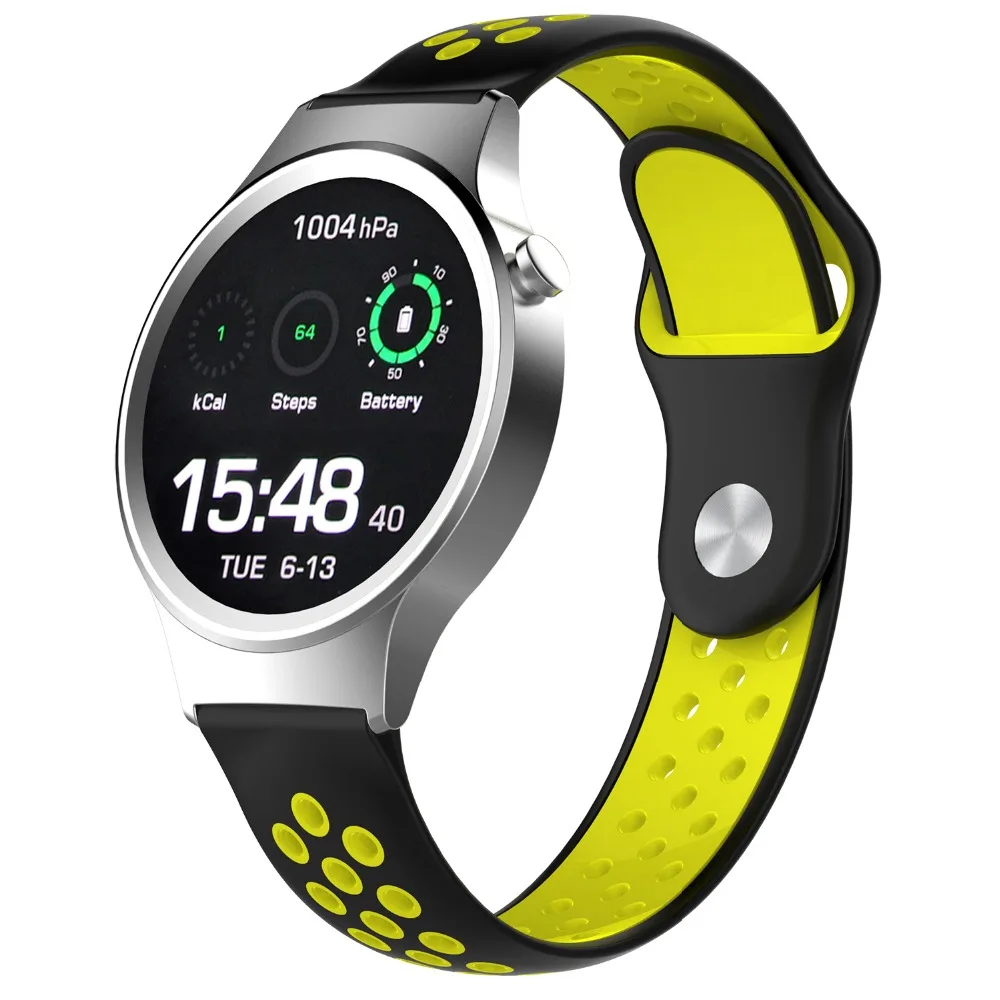 18 мм умный силиконовый ремешок часов Ремешок Для huawei Watch1/Honor S1/Fit/B5 сменный Браслет