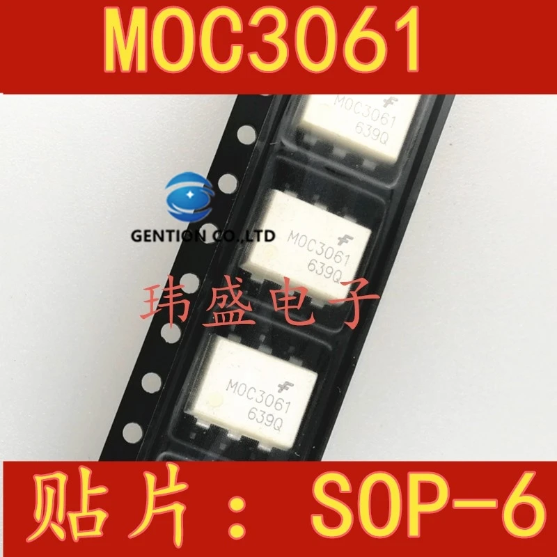 

10PCS MOC3061 SOP-6 MOC3061SR2M photoelectric coupler thyristor drive light coupling in stock 100% new and original