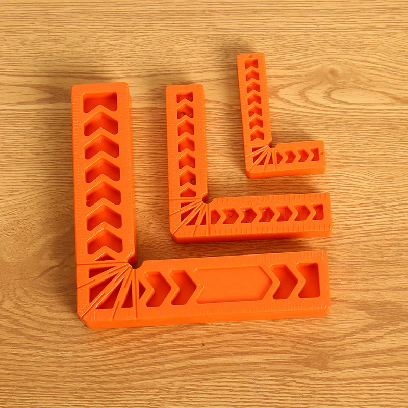 

3Pcs 90 Degree Positioning Squares Plastic Clamping Square Woodworking 90 Degree Corner Right Angle Clamps Carpenter Tool S-M-L