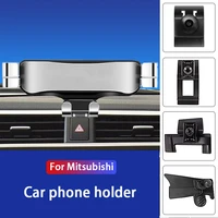 car mobile phone holder cellphone stand gps navigation bracket for mitsubishi eclipse cross outlander pajero v97 asx accessories