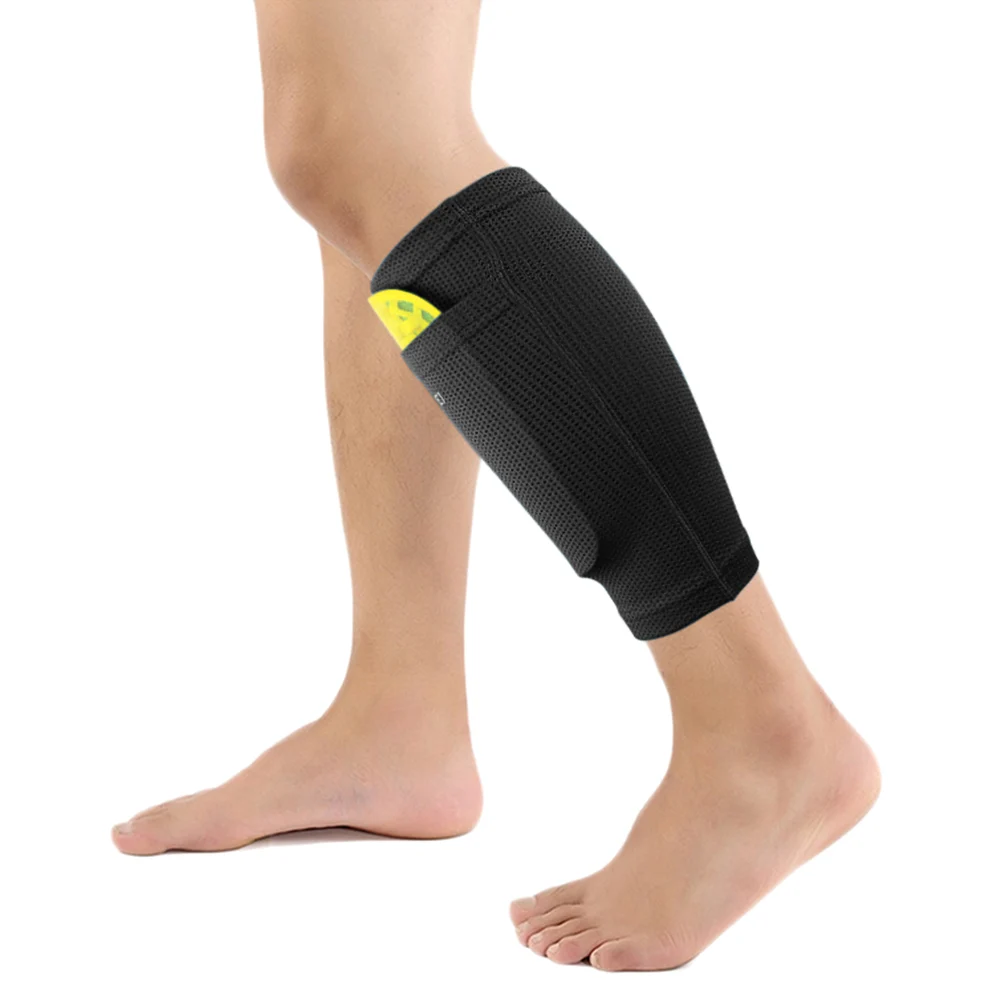 

1 Pair Breathable Football Basketball Leg Calf Compression Sleeves Running Sports Knee Brace Support Protection Leg Calf Guard