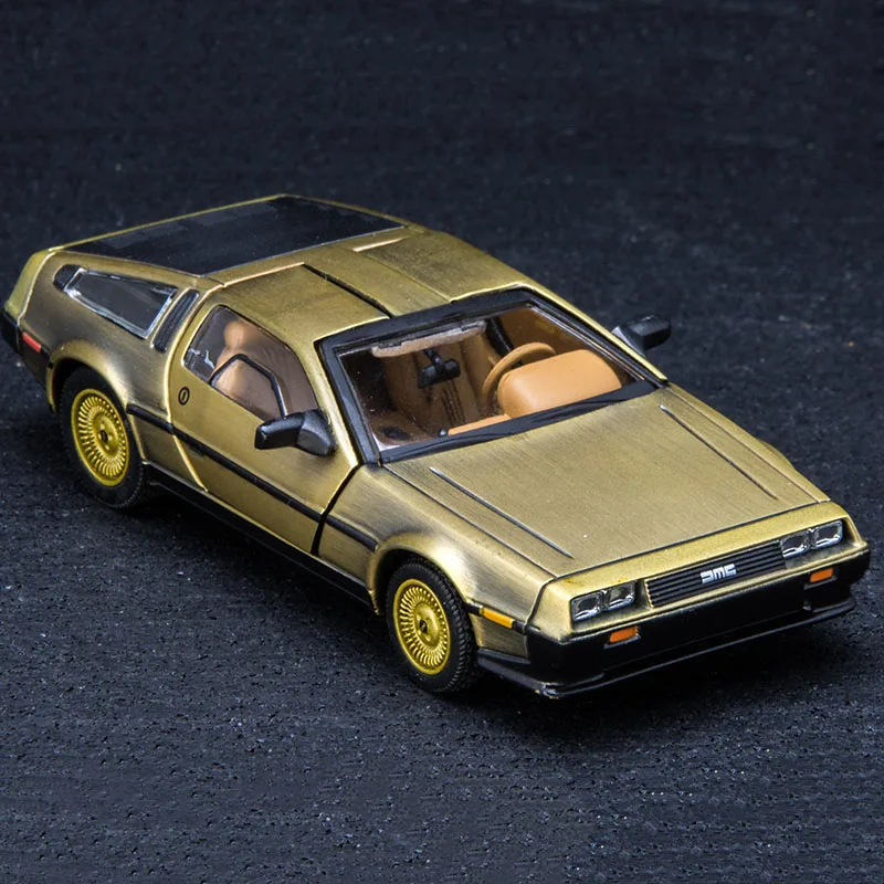 Литья под давлением модель 1/43 весы металлического сплава CarTime машина DeLorean DMC-12