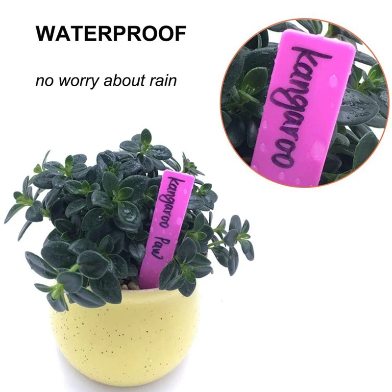 500 шт. толстые ярлыки для растений и травы этикетка Пластик овощей фруктов на