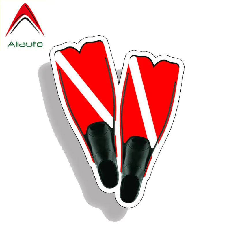 Светоотражающая Автомобильная наклейка Aliauto персональные ласты для подводного