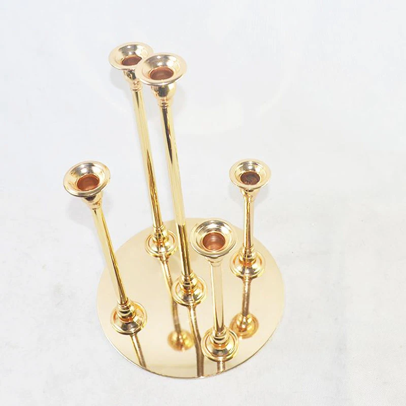 PEANDIM 5 голов/руки металлические подсвечники свадебный стол центральный стенд