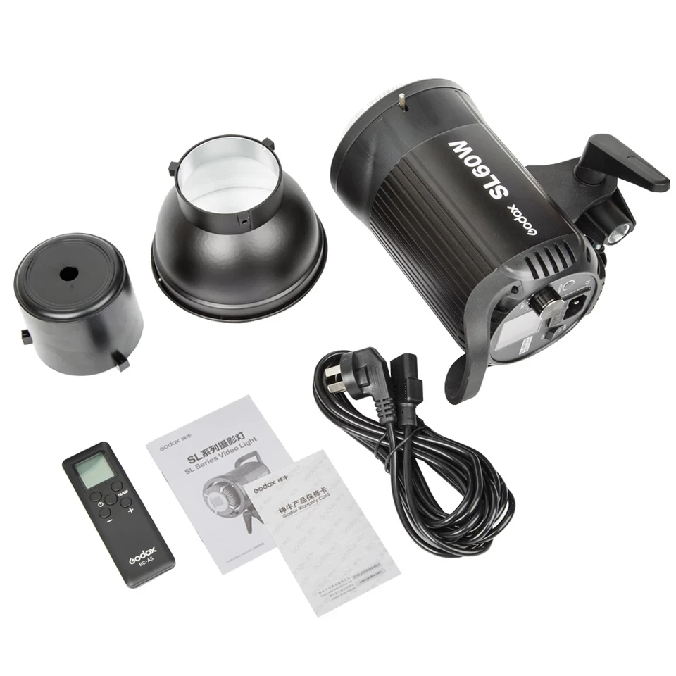 Студийный светодиодный SL-60W Godox непрерывный светильник с креплением Bowens и пультом