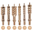 Охотничье ружье, латунное копье, остроконечная щетка, щелевая очистка, патч, петли инструмент для очистки пистолета, для винтовки, пистолета, охотничьего ружья