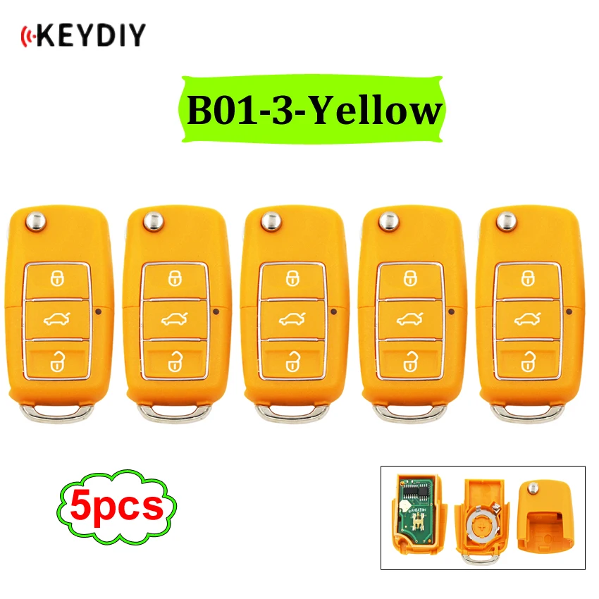 5 шт./лот B01 3 Yellow Универсальный серии B пульт дистанционного управления для