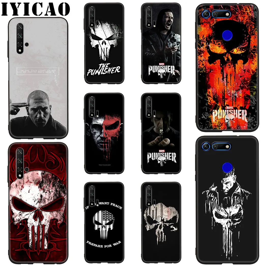Мягкий силиконовый чехол IYICAO Marvel для Honor View 20 8C 8X8 9 10 Lite 6A 7C 7X 7A 9X20 Pro Note |