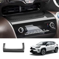 car instrument air conditioning duct panel duct center air outlet decorative frame for toyota yaris cross 2020 2021