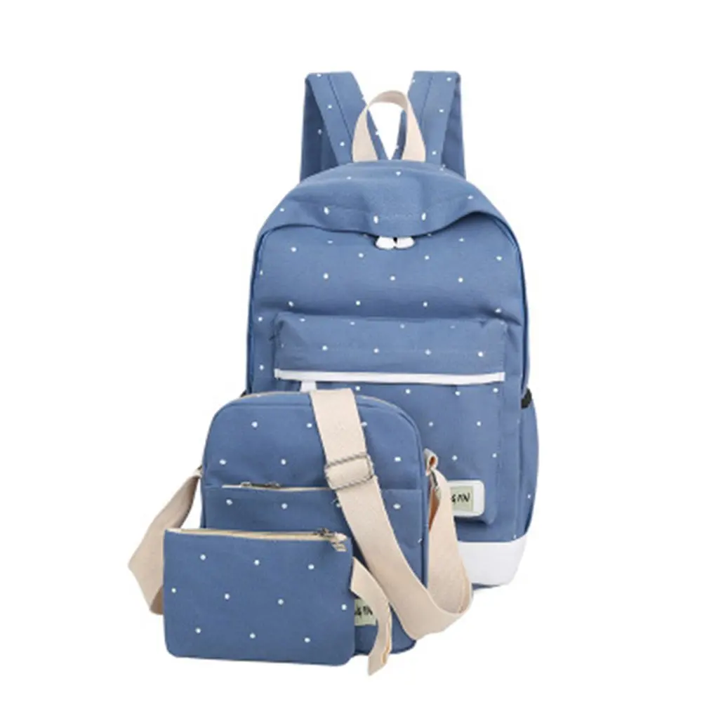 Студенческий рюкзак школьная сумка для девочек Наплечная Сумка Холщовый женский