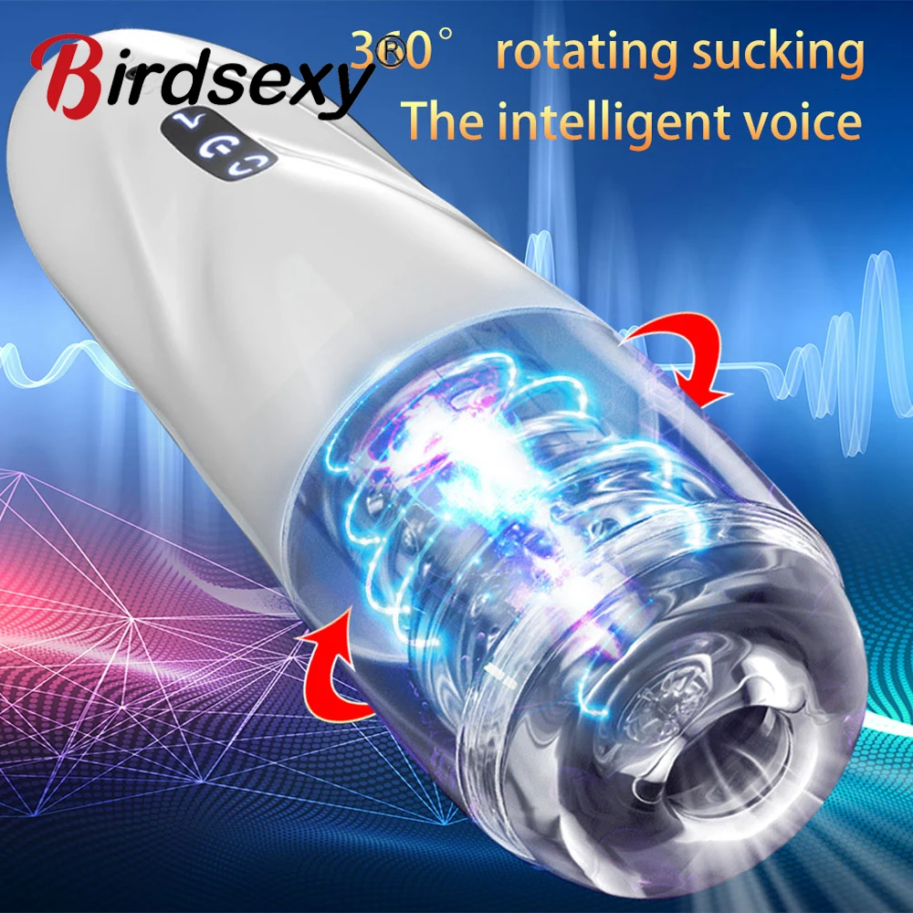 Автоматический мужской мастурбатор без рук Stroker 10 регулируемых частот чашка