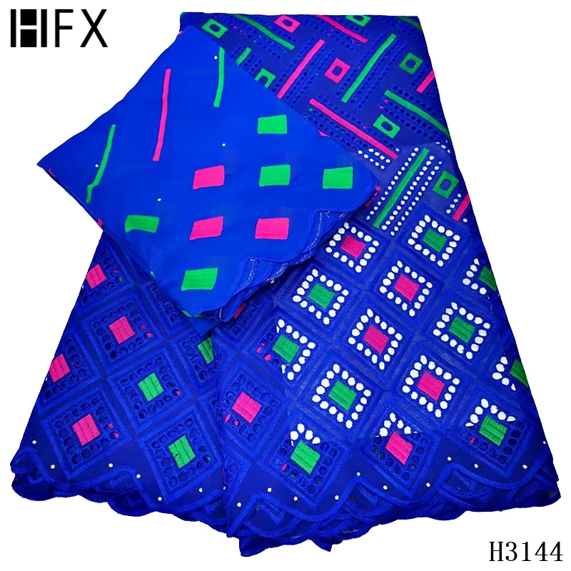 HFX швейцарская кружевная вуаль Африканская Хлопковая сухая ткань нигерийская 2020