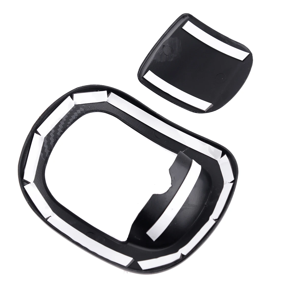 

4pcs Black Carbon Fiber Print Chair Back Handle Cover fit for Dodge Challenger 2015 2016 2017 2018 2019