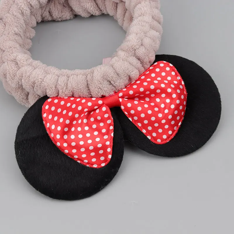 Повязка на голову с большими ушками из мультфильмов бабочкой Женская повязка