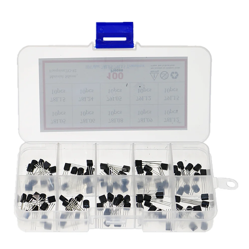 100 шт./кор. TO 92 Напряжение регулятор транзисторы кабельные наконечники в наборе
