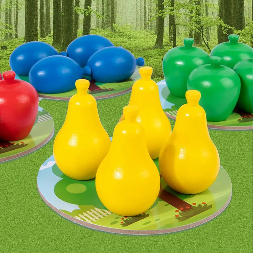 Игра настольная фрукты сада для раннего развития | Игрушки и хобби