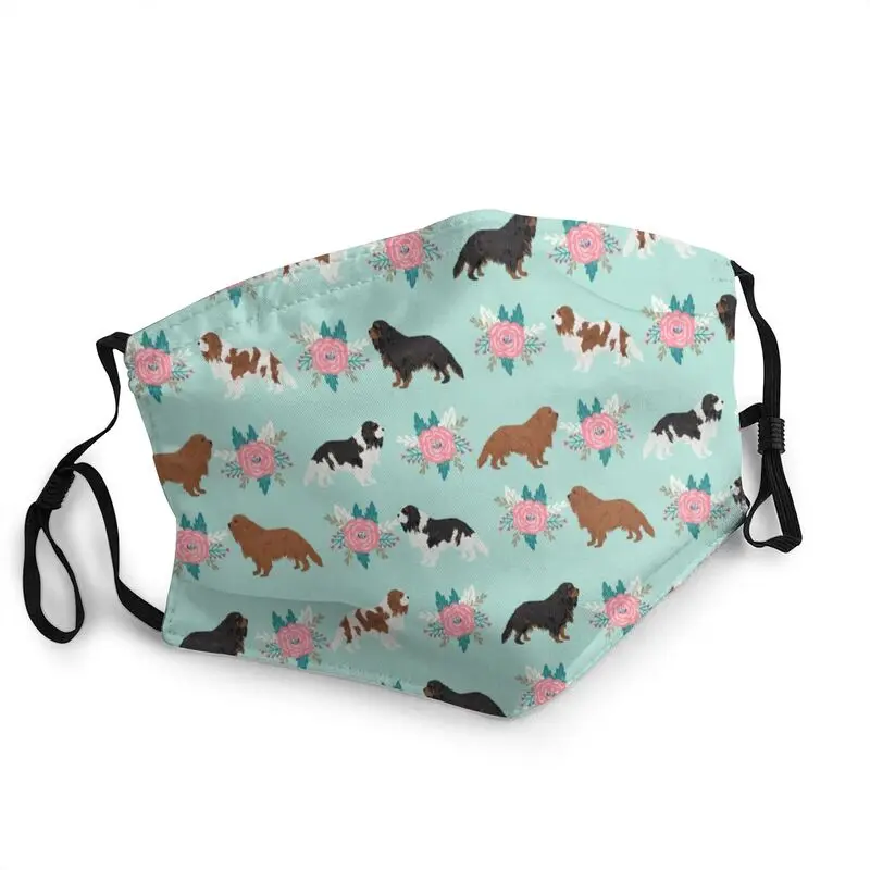 

Дышащая Маска для лица для собак, с цветами