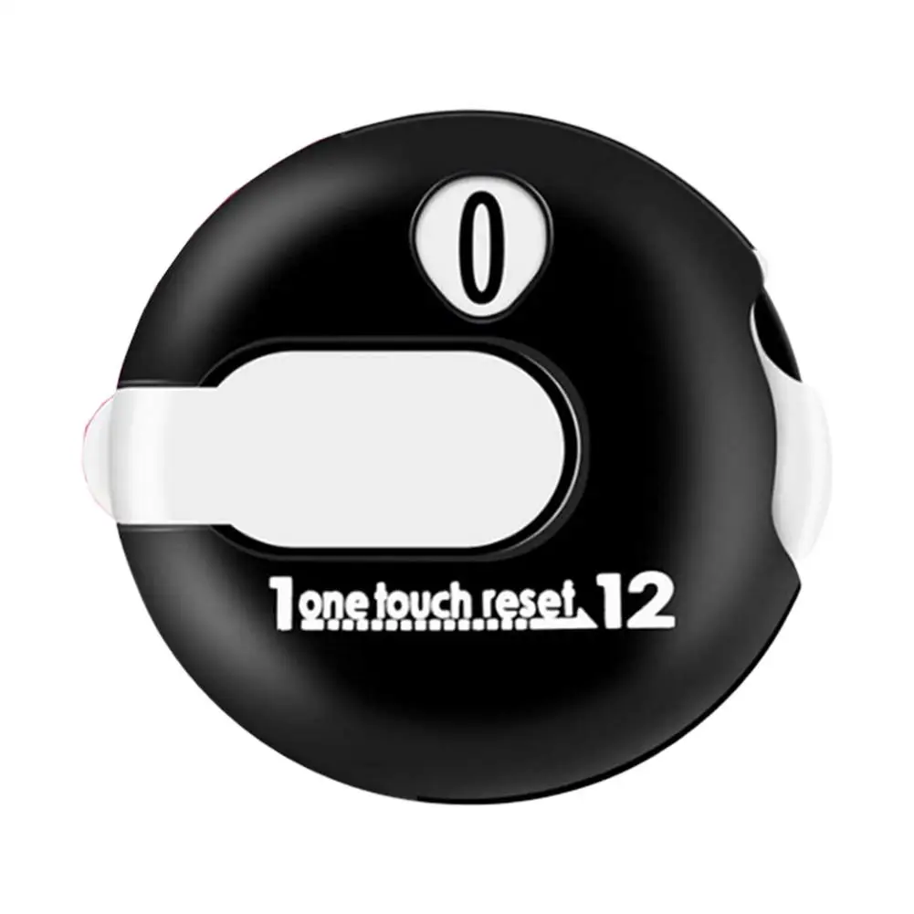

Mini Golf Stroke Counter Simple Attachment Scorekeeper Up To 12 Shots Score Hand Tally Counter For Golf Lap And Knitting Out