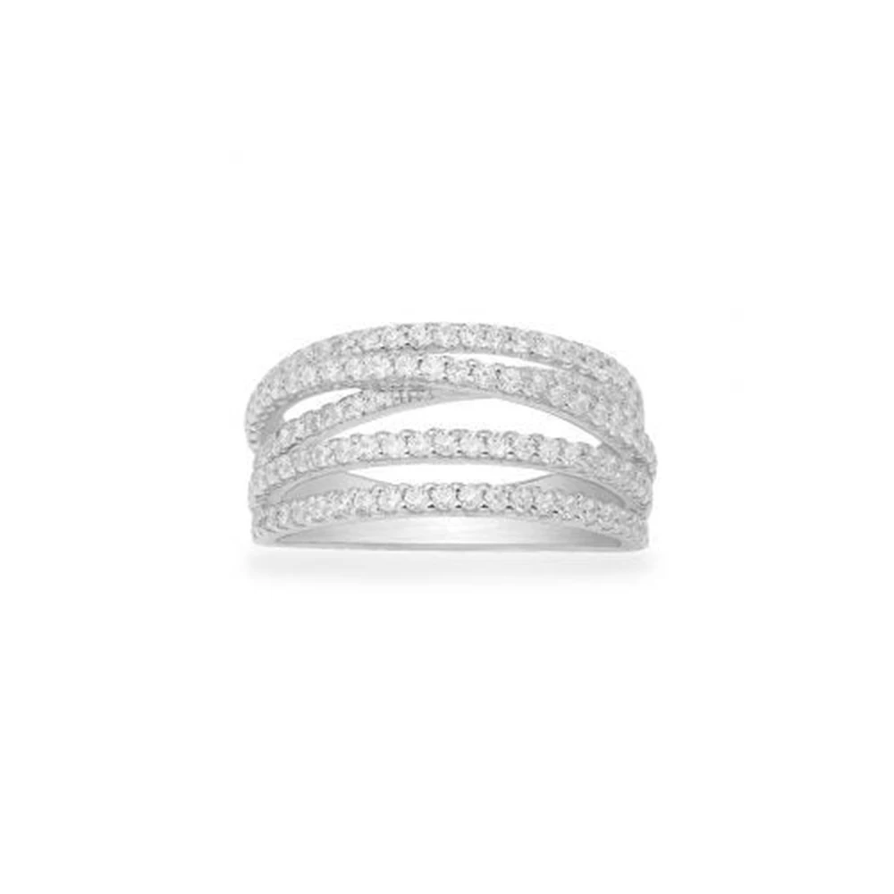 

2020 Fashionable And High-quality New Five-circle Three-layer Octagonal Ring Women's Exquisite Party Original Jewelry Gift