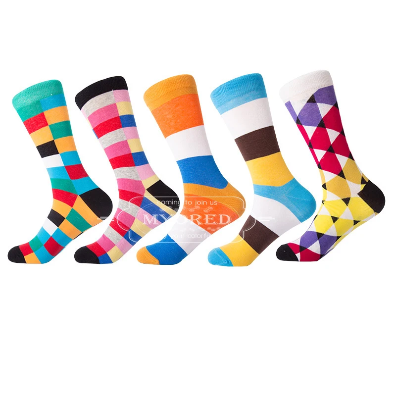 Носки мужские в полоску MYORED цвет ассортименте 5 пар | Мужская одежда