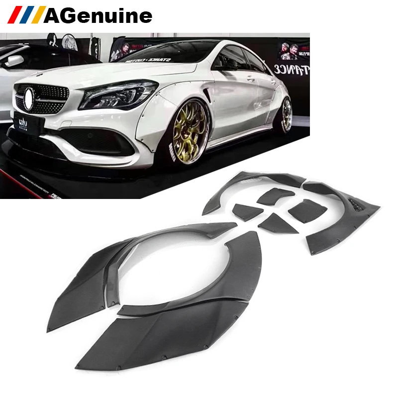 

10pcs/set excellent fitment fender trims wide wheel arches body kit for Mercedes Benz CLA Class W117 2013-2019