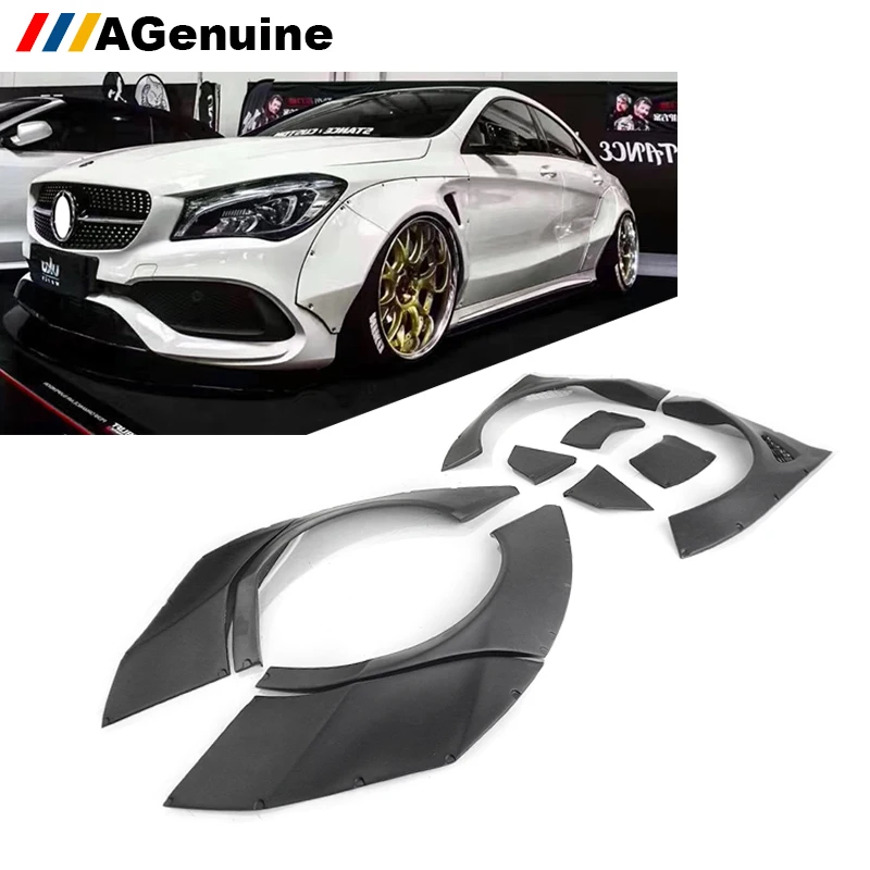 10 шт./компл. отличная установка комплект ширококолесных АРК крыла для Mercedes Benz CLA