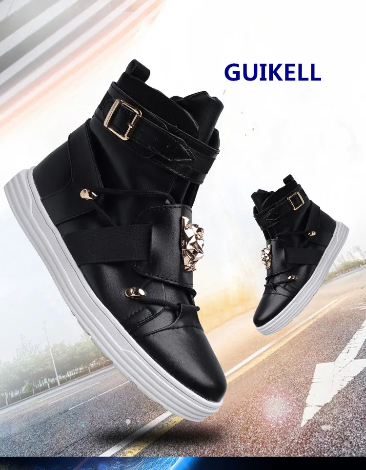 

Мужские высокие ботинки GUIKELL, в европейском стиле